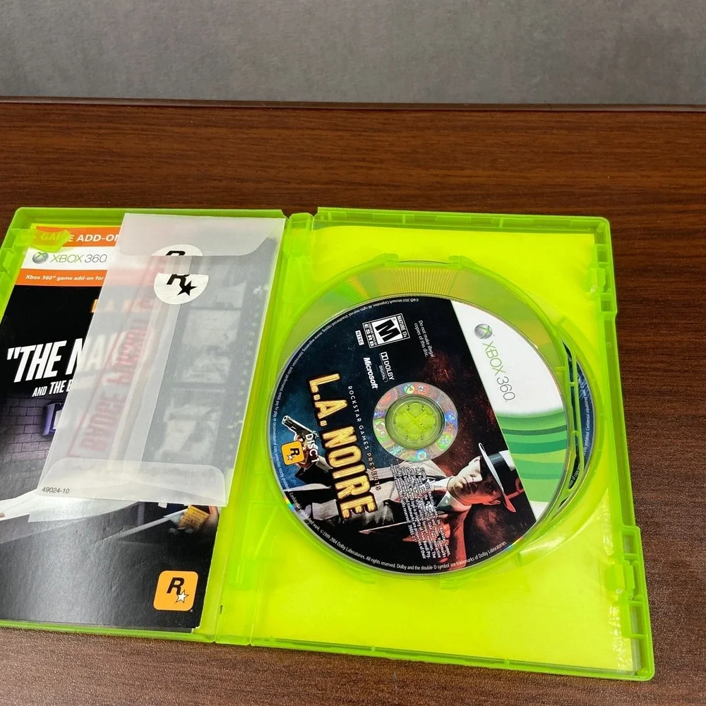 L.A. Noire Microsoft Xbox 360 Rockstar Games Action-Adventure Mystery Video Game
